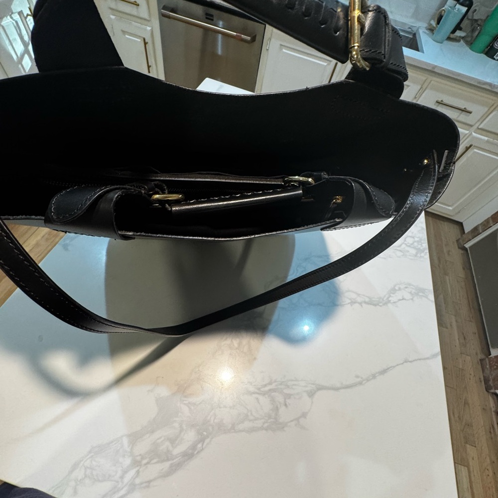 Zara leather large tote bag - Picture 5 of 9